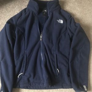 The North Face Navy Full Zip Lined Fleece